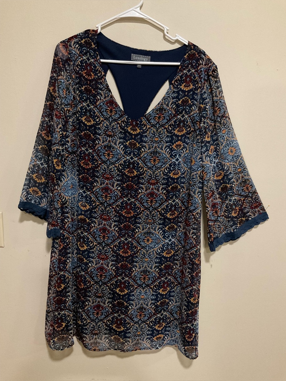 Luxology boho shift dress